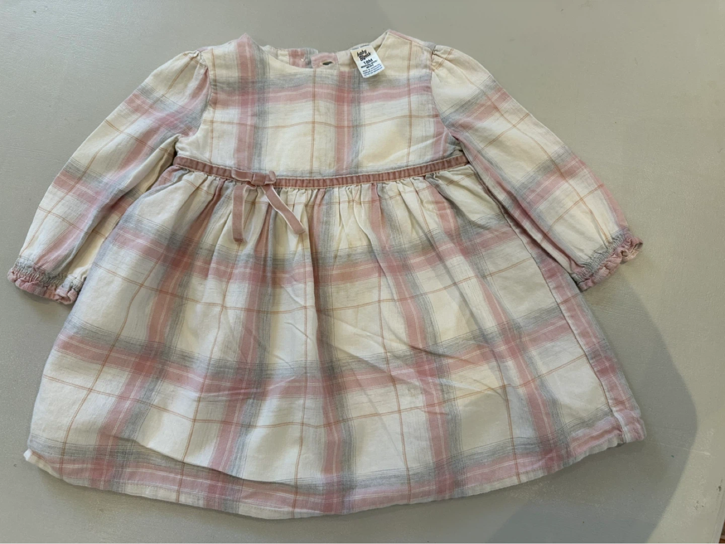 Little Bird by Jools Little Girls Plaid Dress - 18M