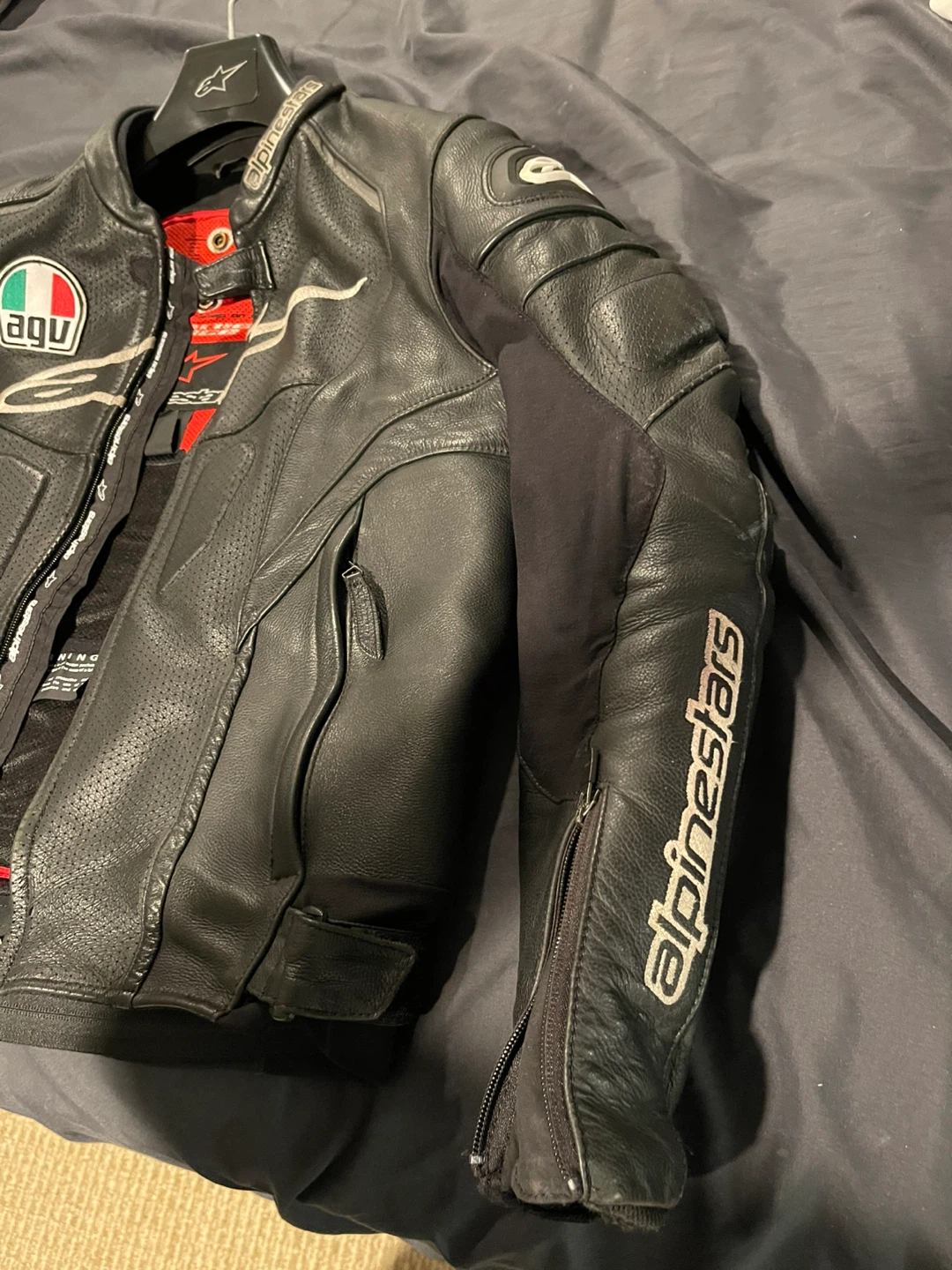 Alpinestars Men's Motorcycle Leather Jacket - photo 3