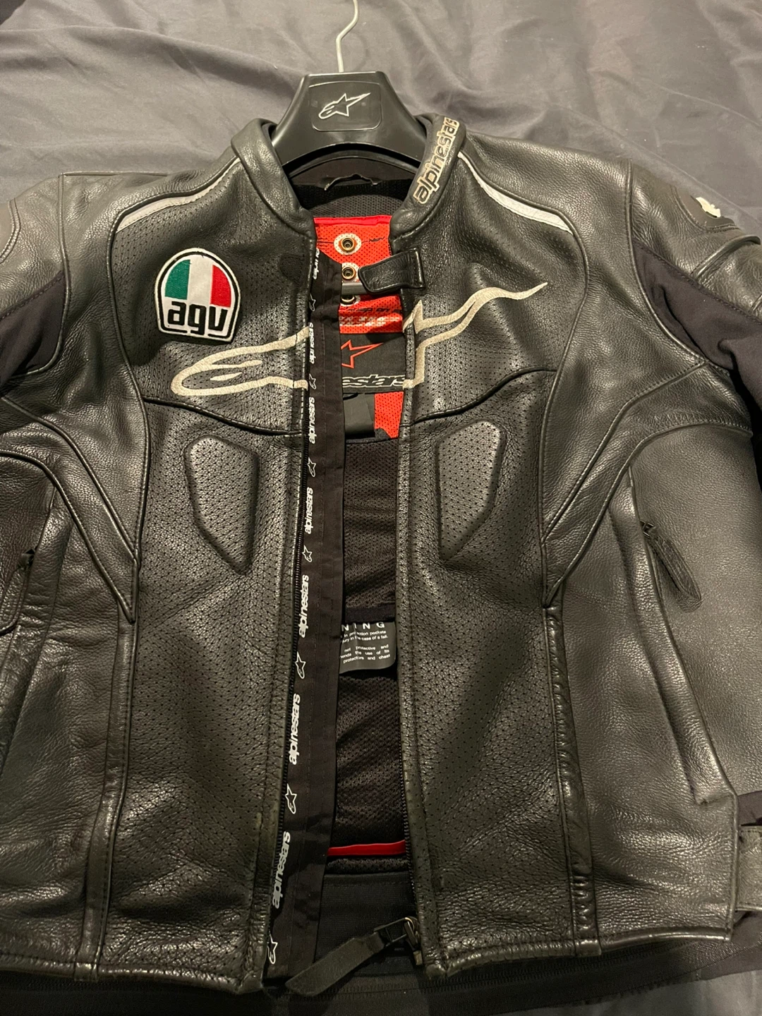 Alpinestars Men's Motorcycle Leather Jacket - photo 2