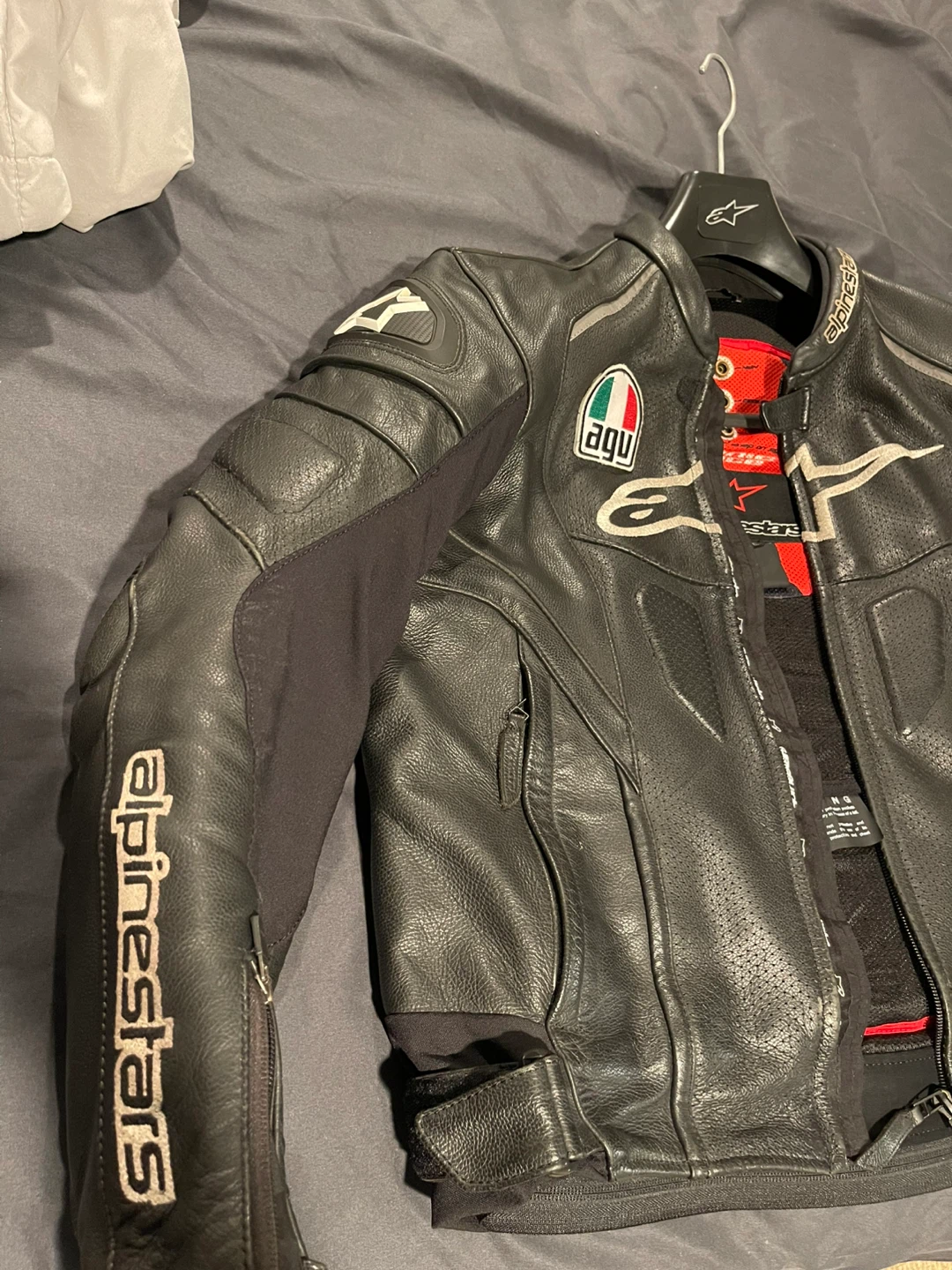 Alpinestars Men's Motorcycle Leather Jacket - photo 4
