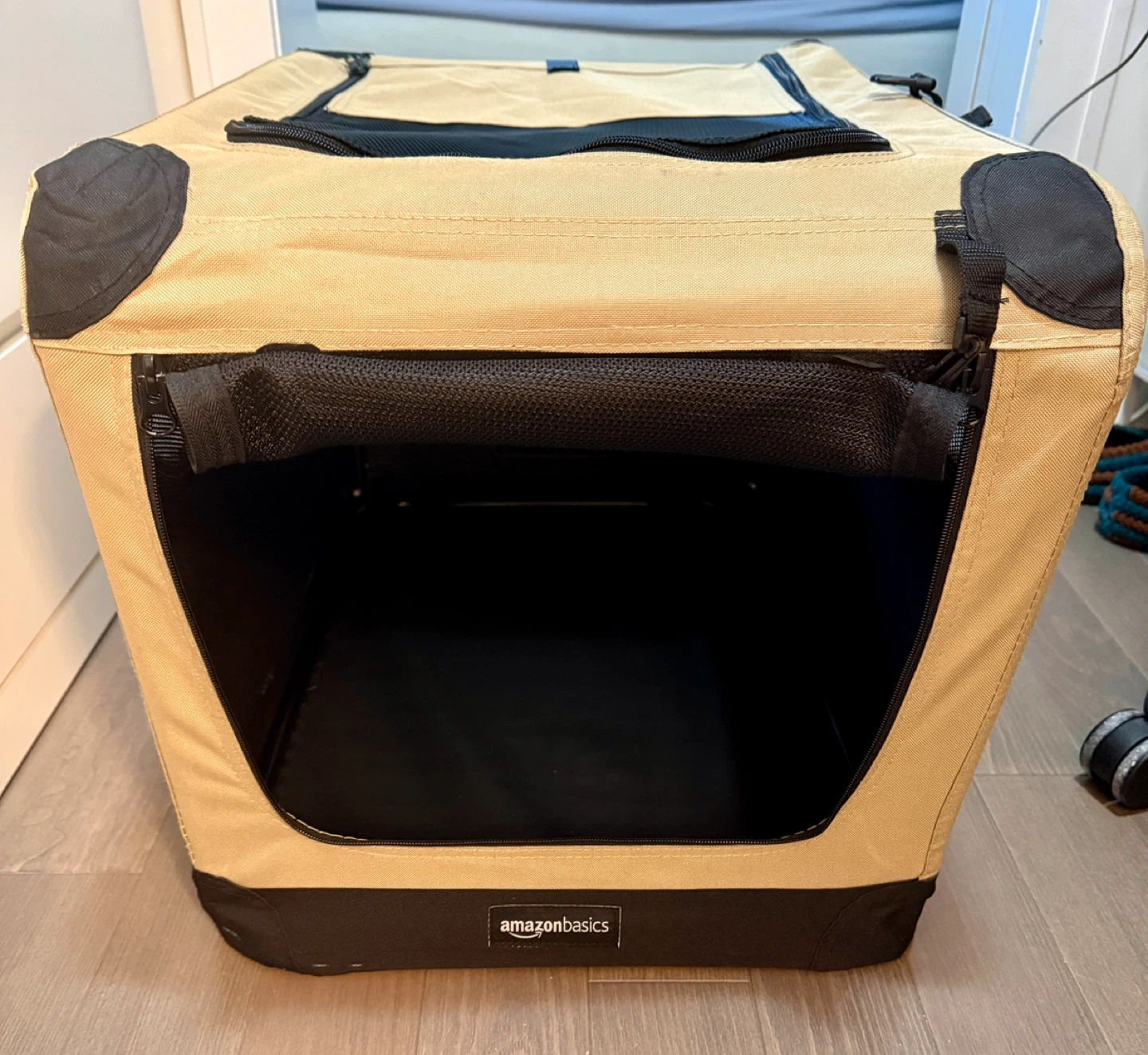 Portable Folding Soft Dog Travel Crate  - 18 x 18 x 26 - photo 2