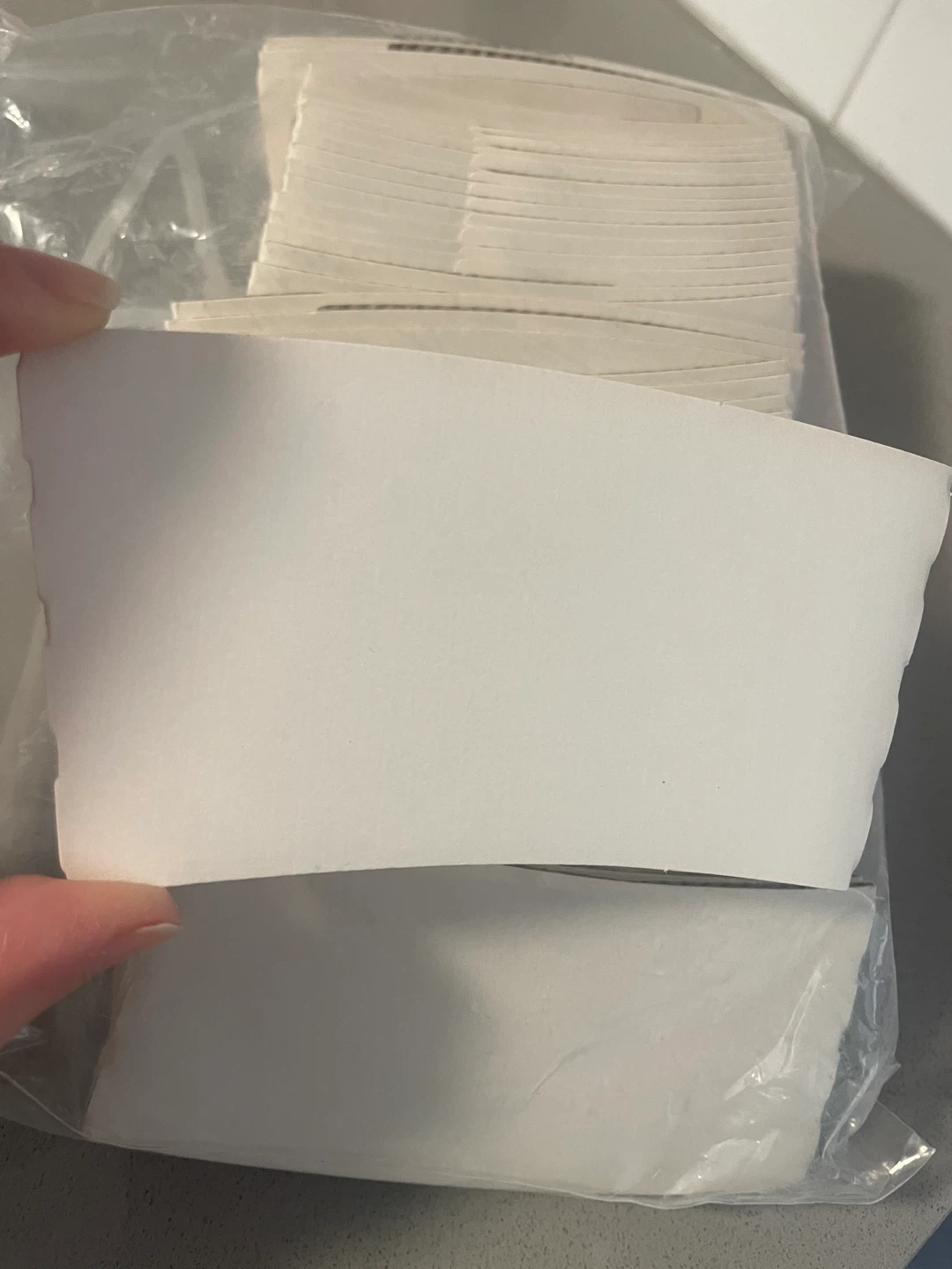 NEW! 47 White Coffee Cup Sleeves