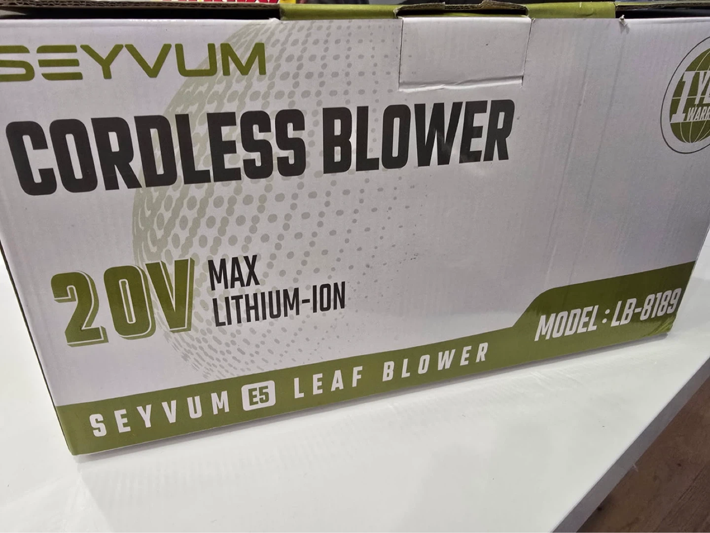 SEYVUM 20V Cordless Leaf Blower LB-8189