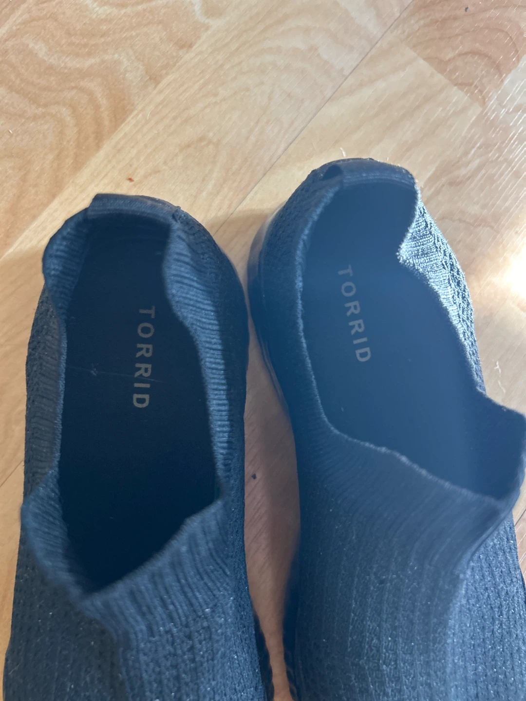Torrid Black Slip-On Knit Sneakers - photo 2