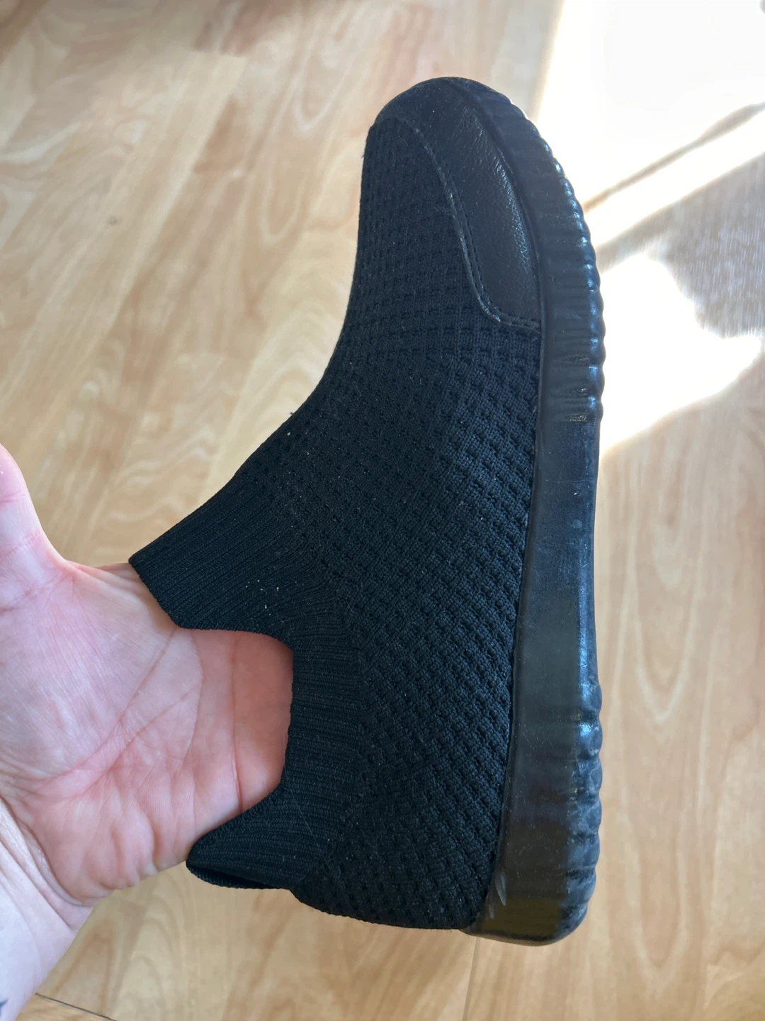 Torrid Black Slip-On Knit Sneakers - photo 3