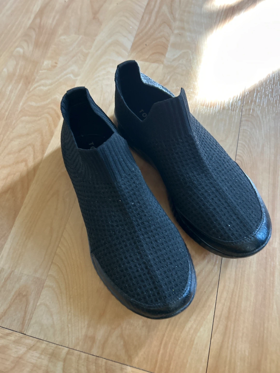 Torrid Black Slip-On Knit Sneakers