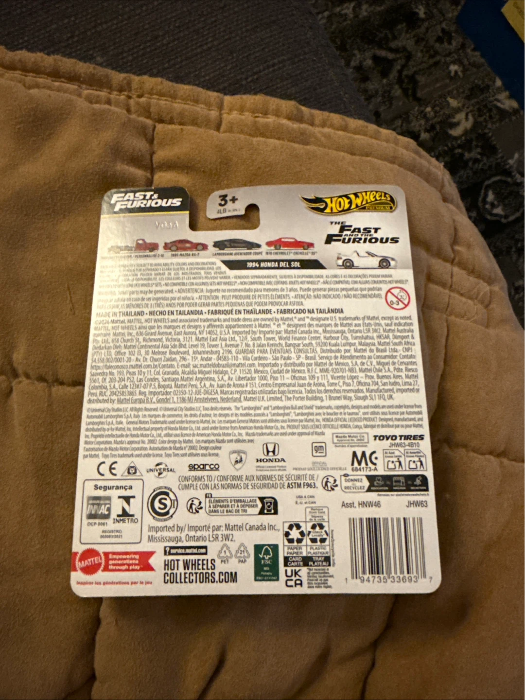 Hot Wheels Fast & Furious 1994 Honda Del Sol - photo 2