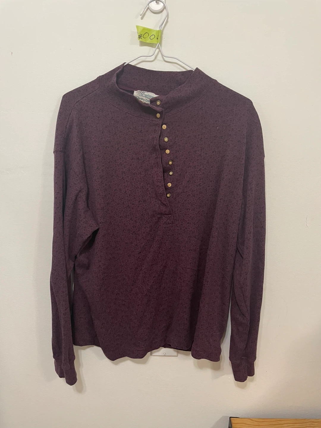 Red & Black Speckled Longsleeve