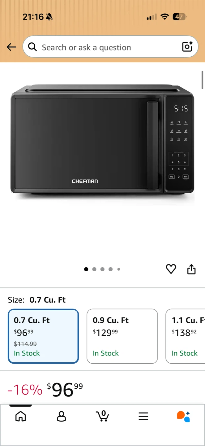 Chefman 20L Microwave - photo 4
