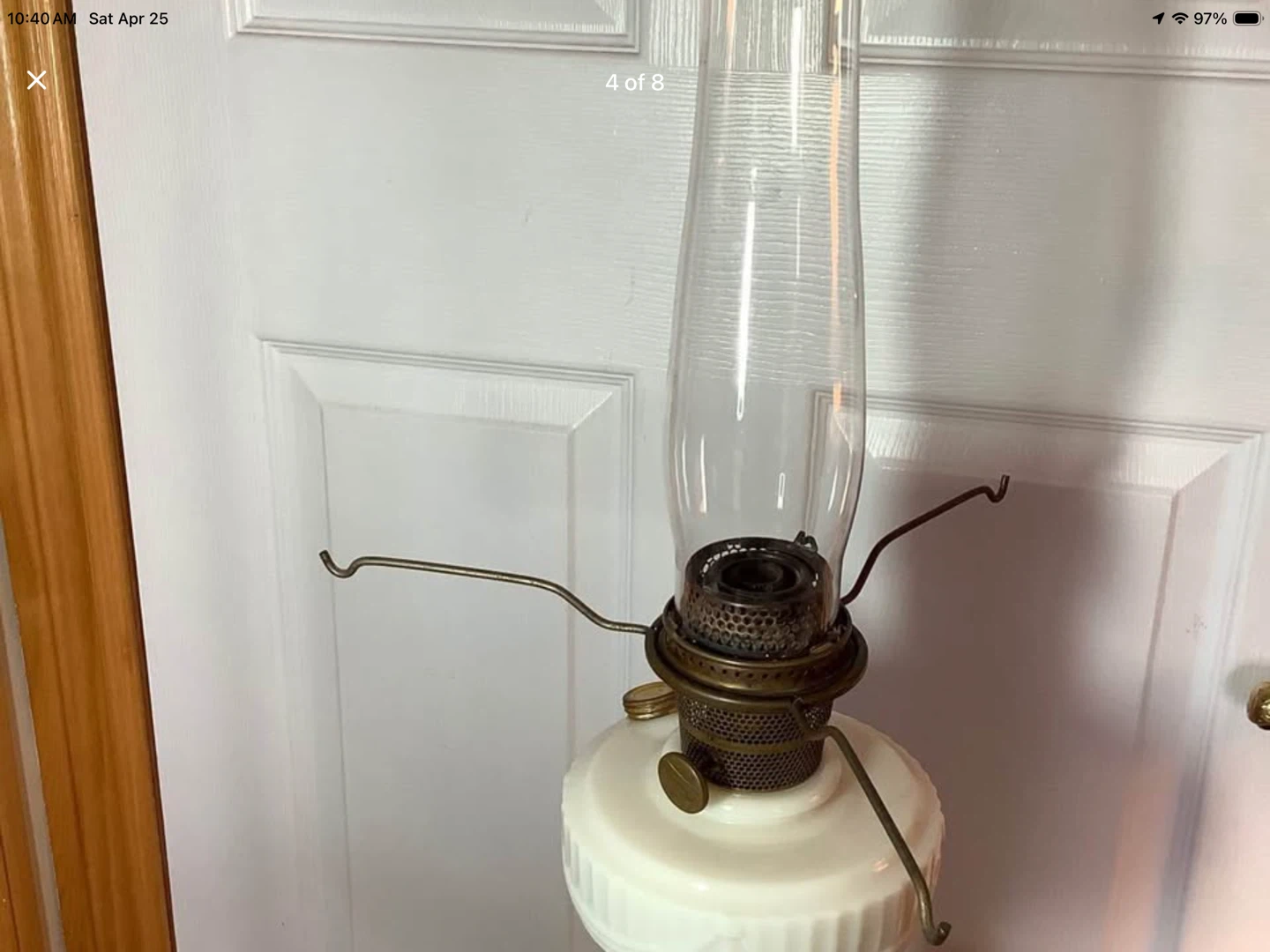 Ant/Vtg Aladdin Lincoln Drape Model B Lamp 🐞 - photo 4
