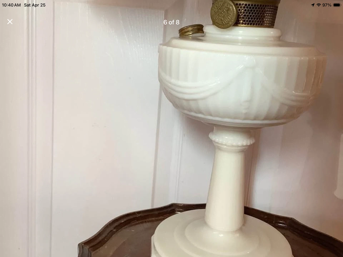 Ant/Vtg Aladdin Lincoln Drape Model B Lamp 🐞 - photo 5
