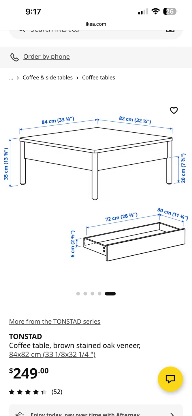 IKEA TONSTAD Coffee Table - photo 4