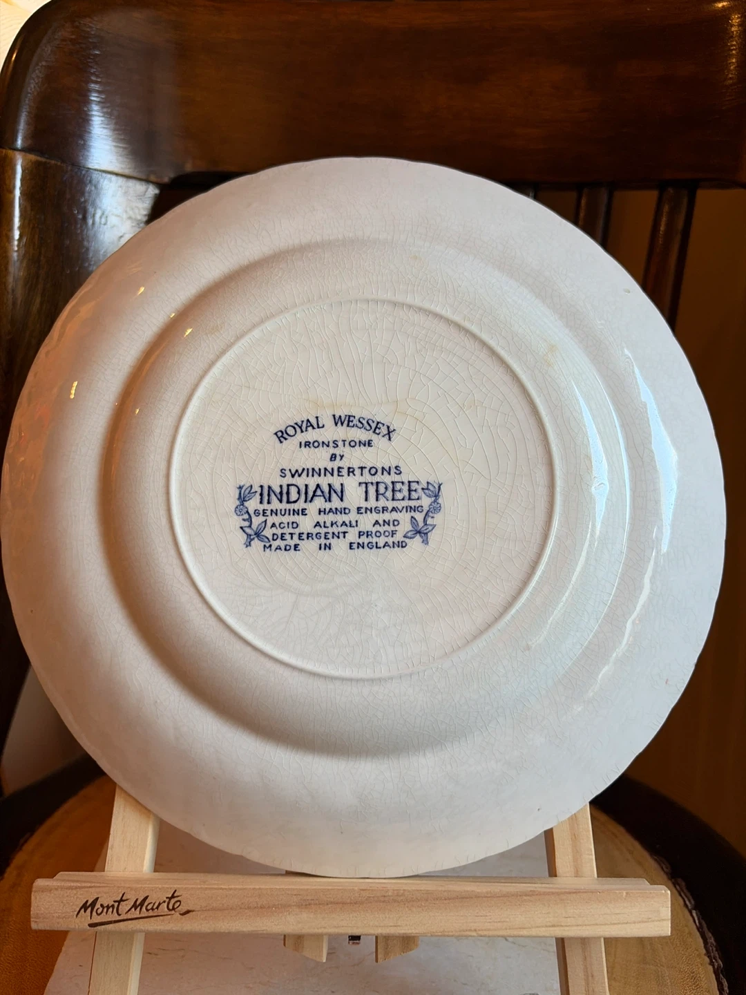 🌱Royal Wessex Indian Tree Ironstone Plate by Swinnertons - photo 3