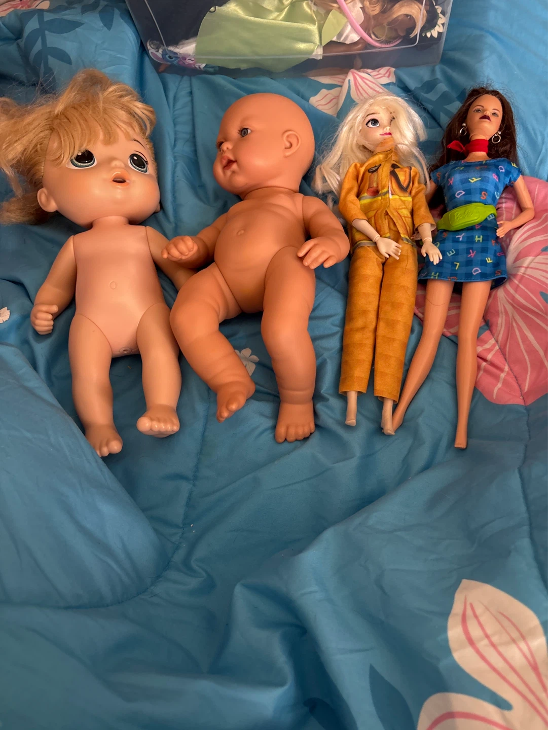 Lot of 4 Dolls