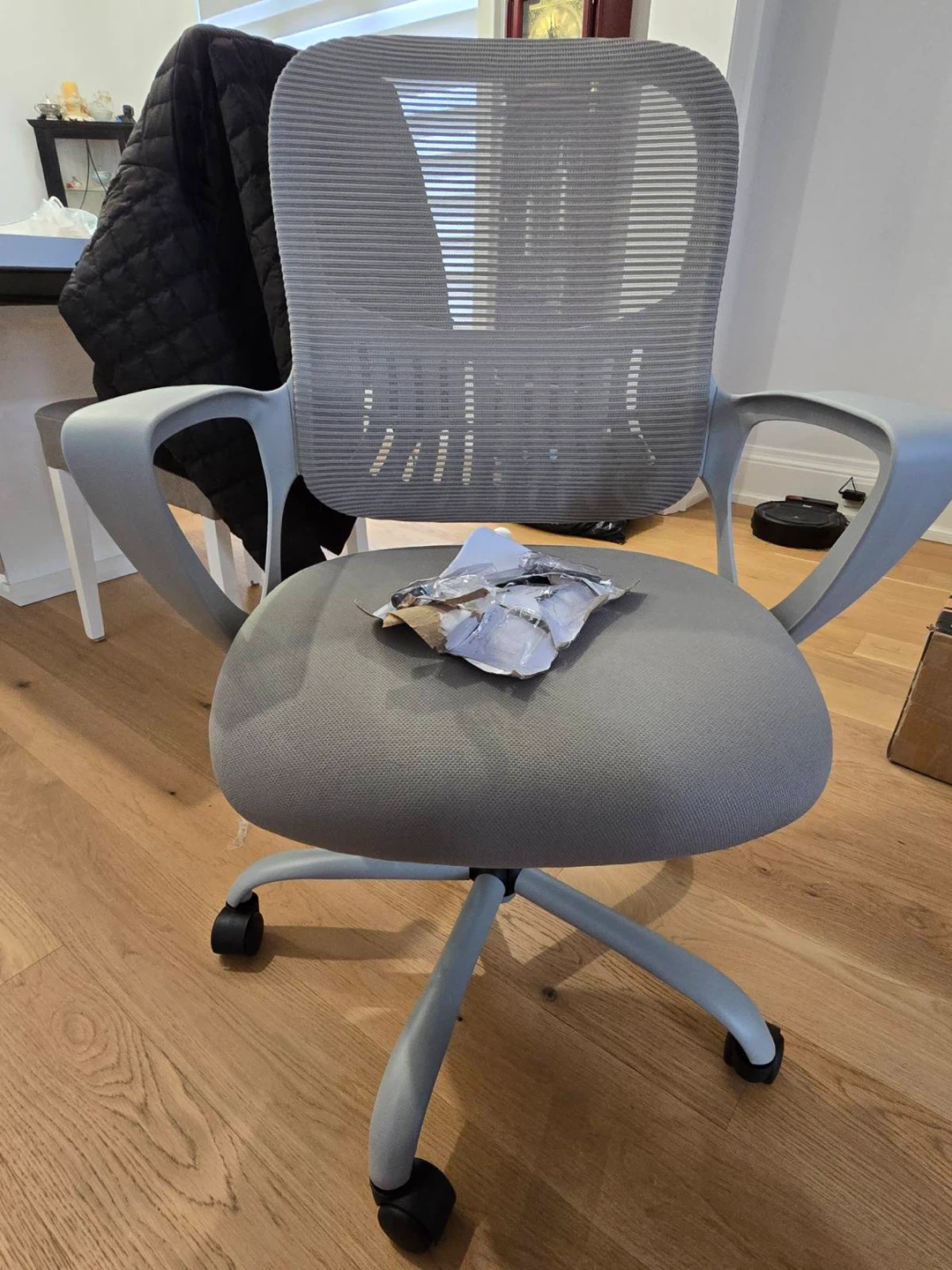 Grey Mesh Office Chair