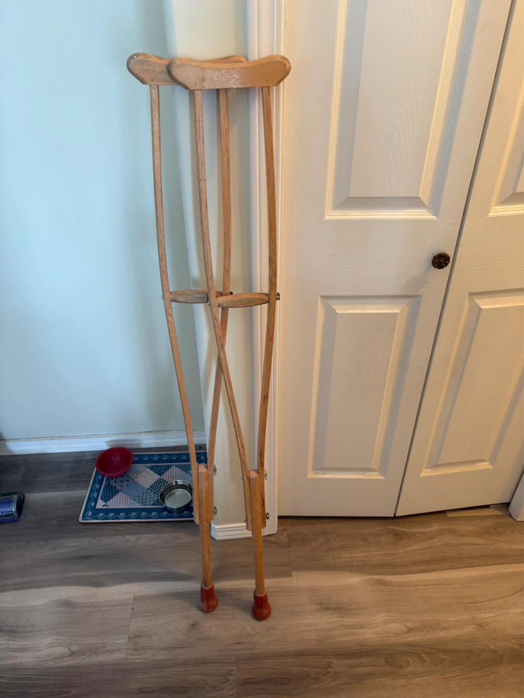 Wooden Crutches - Pair
