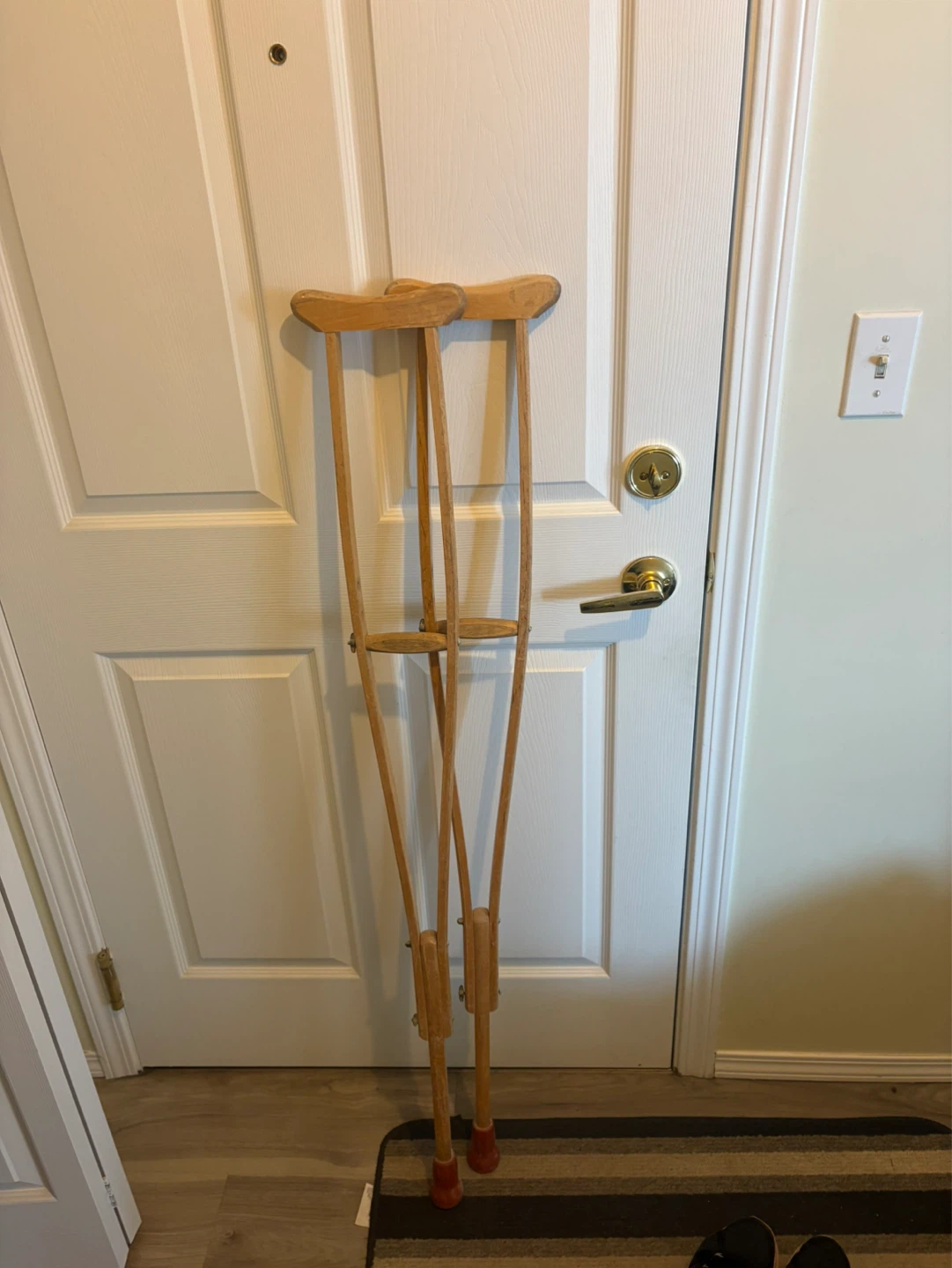 Wooden Crutches - Pair - photo 2