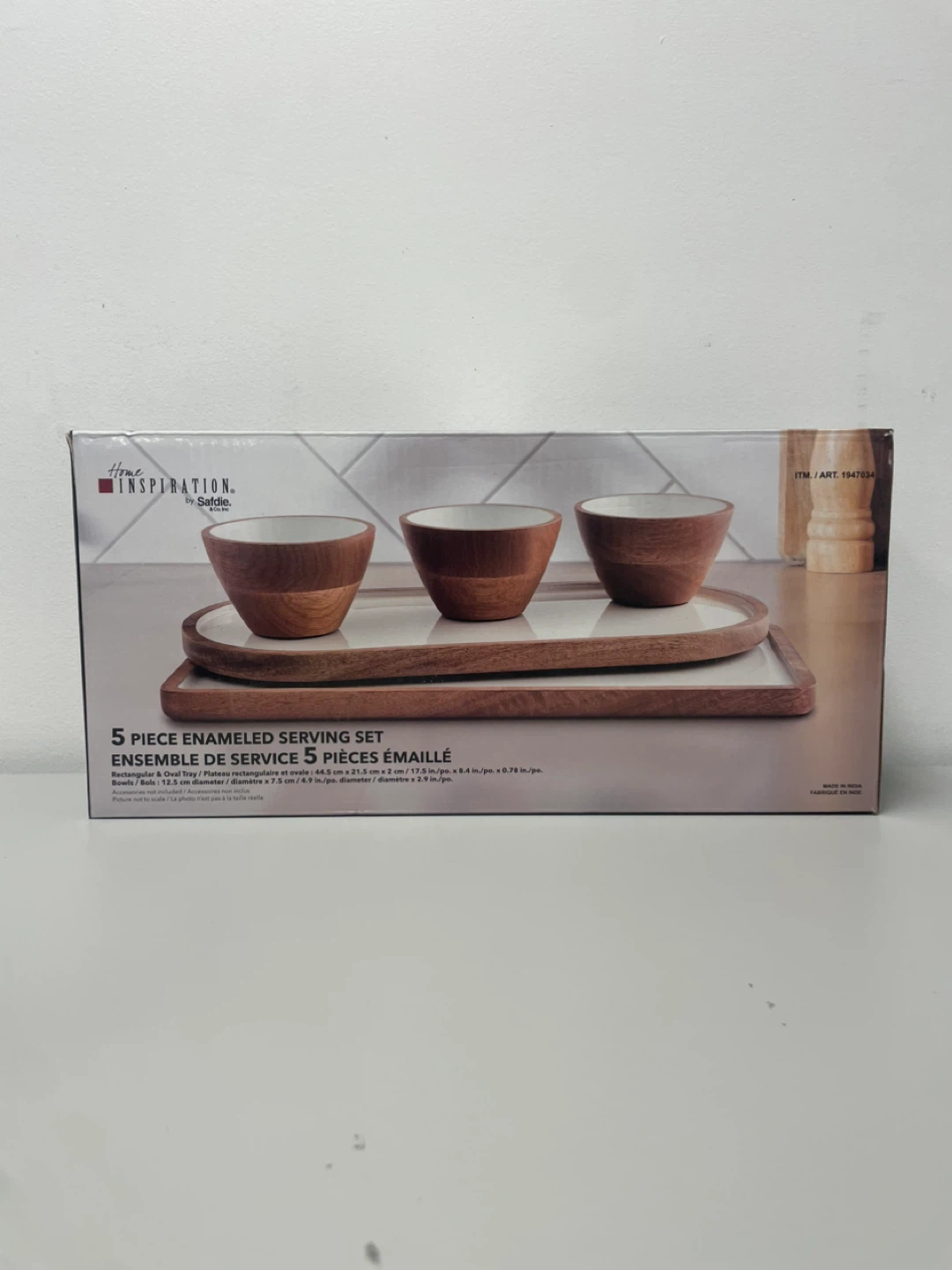 Home Inspiration 5 Piece Enamel Serving Set