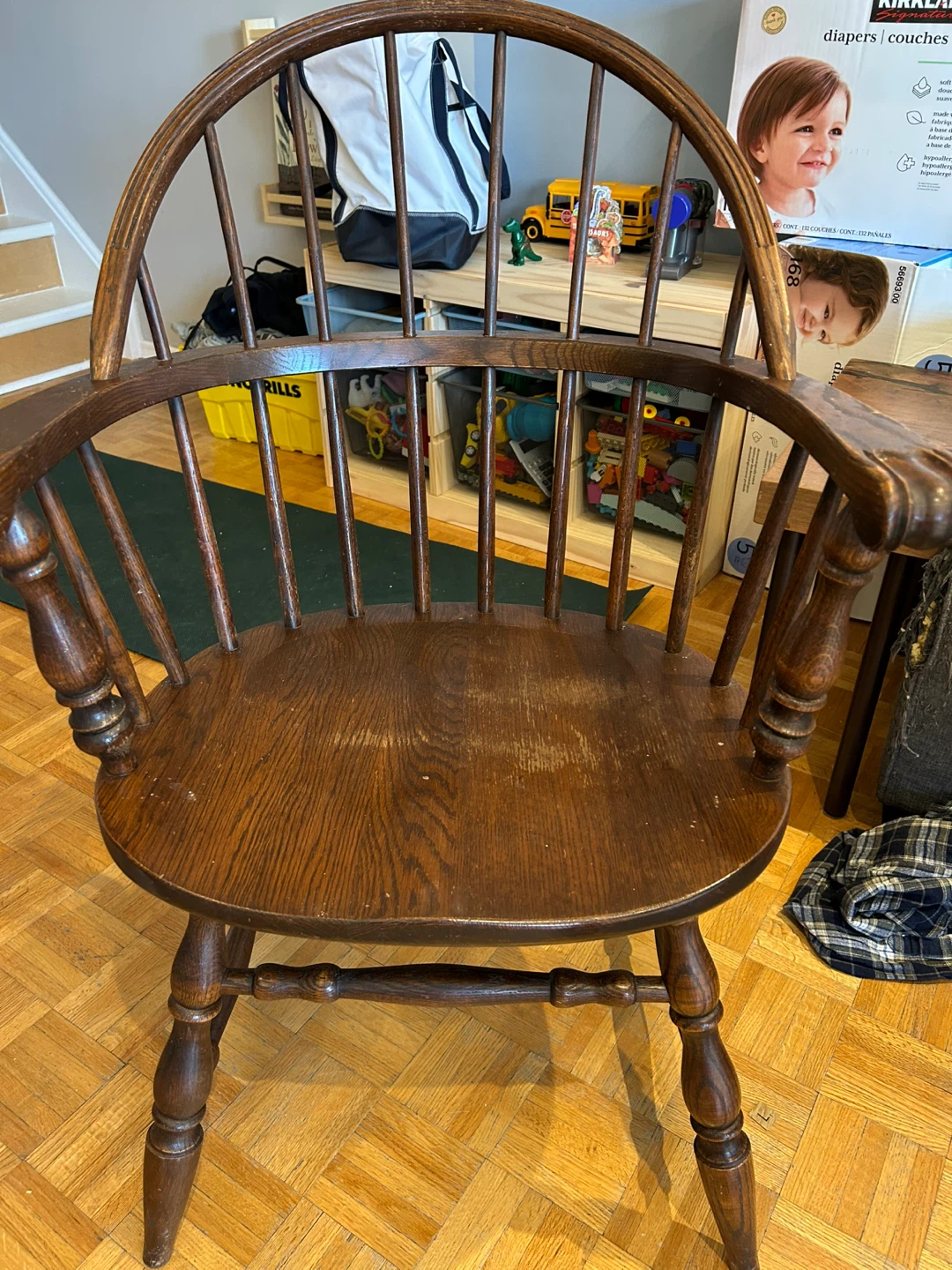 2 Wooden Armchairs - photo 2