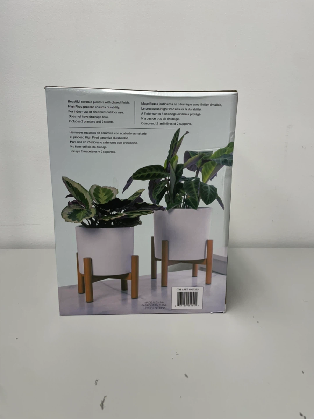 Inside Outside Garden Ceramic Planters (2 Pack) - photo 2