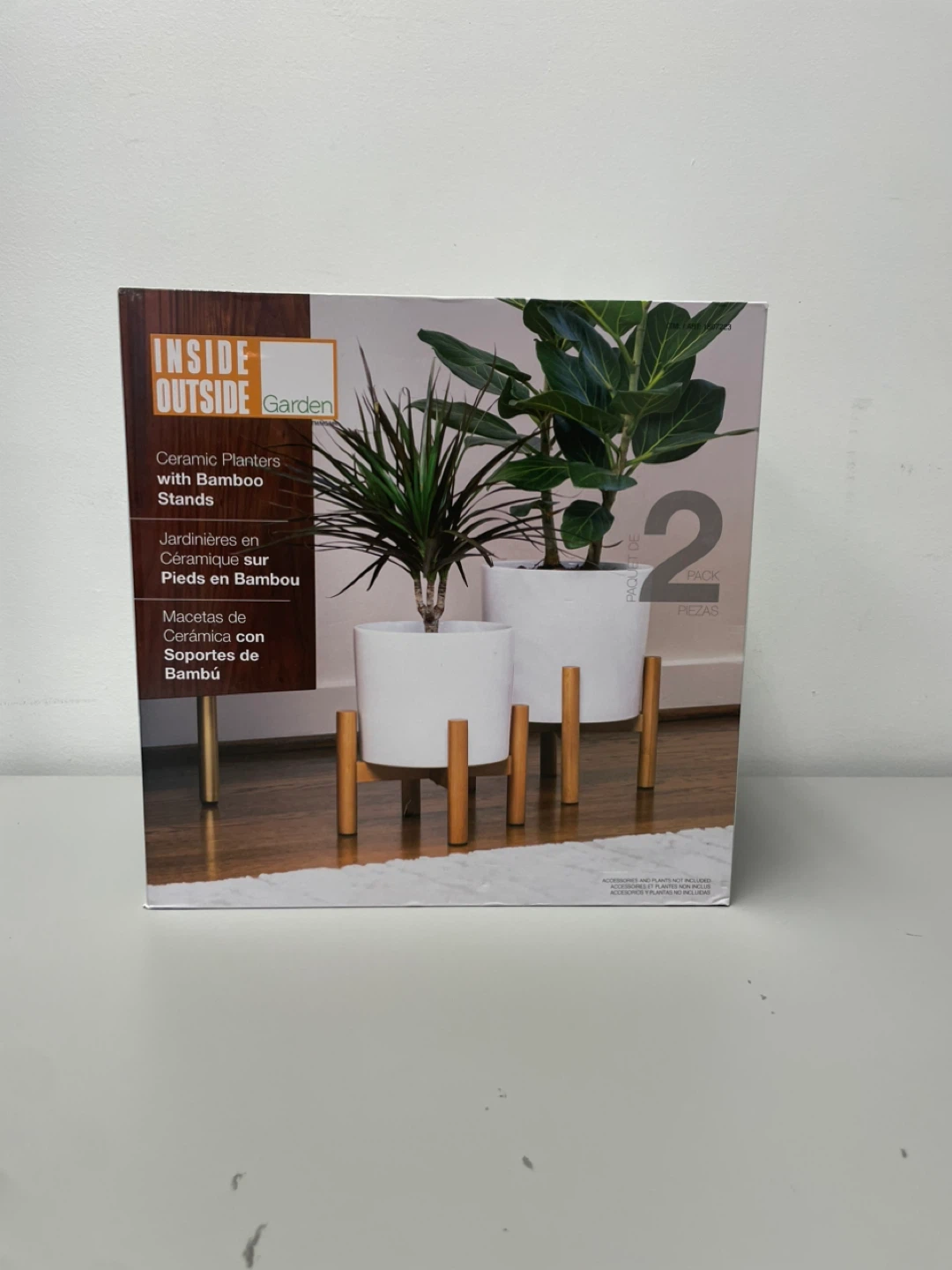 Inside Outside Garden Ceramic Planters (2 Pack)