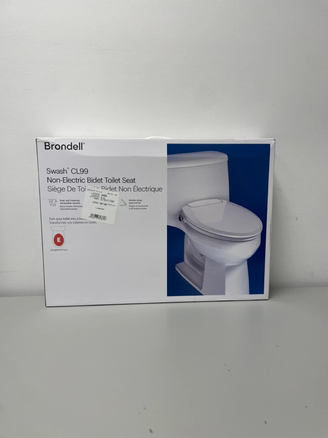 Brondell Swash CL99 Non-Electric Bidet Toilet Seat