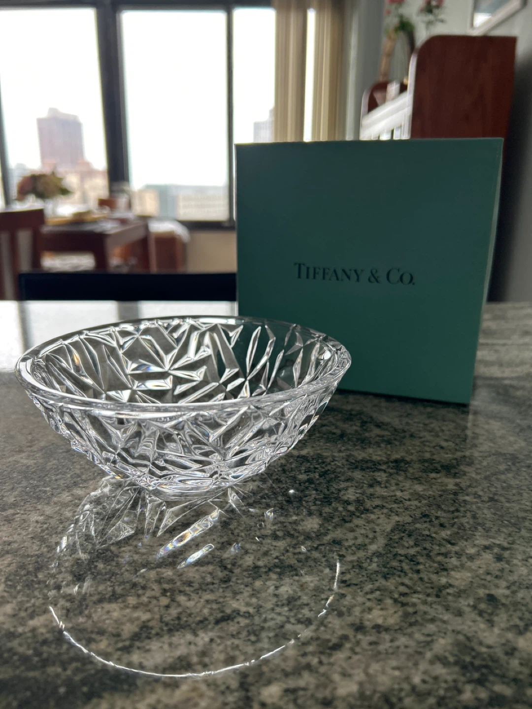 Tiffany & Co Crystal Cut Glass Bowl - Made in Germany - photo 3
