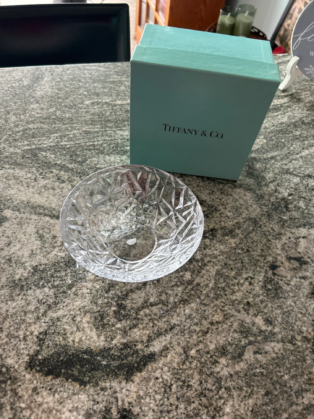 Tiffany & Co Crystal Cut Glass Bowl - Made in Germany - photo 2