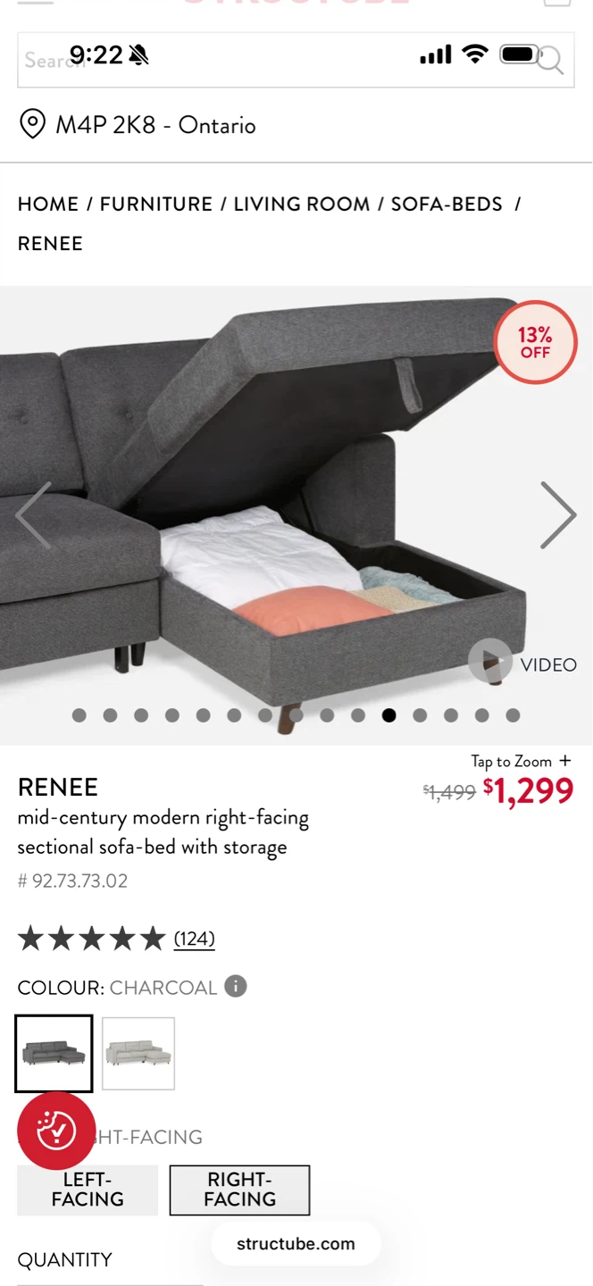 Structube Renee Sofa-Bed - photo 5
