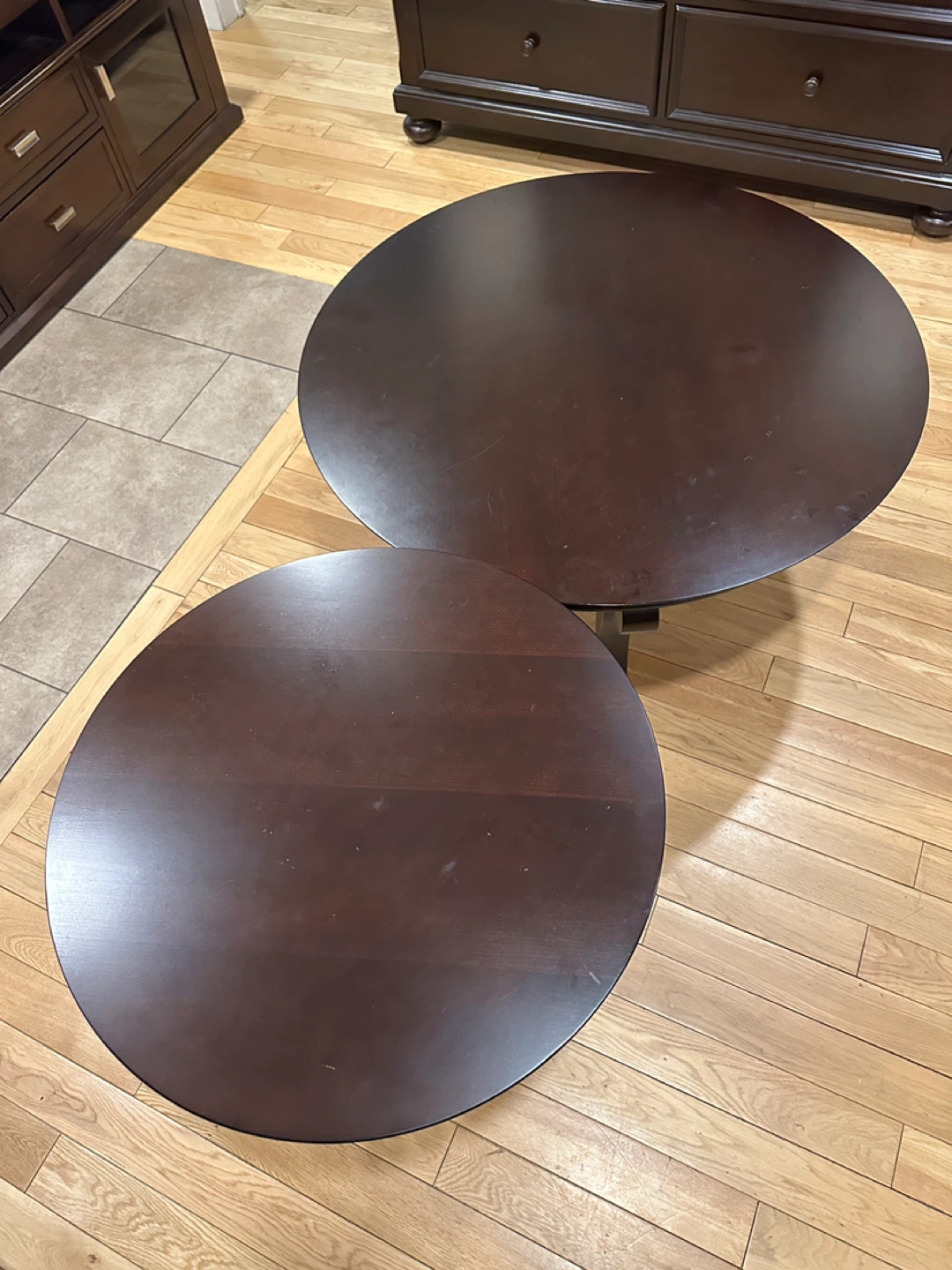 Bombay Company Cherry Finish Wood Coffee Tables (CAN DELIVER) - photo 5