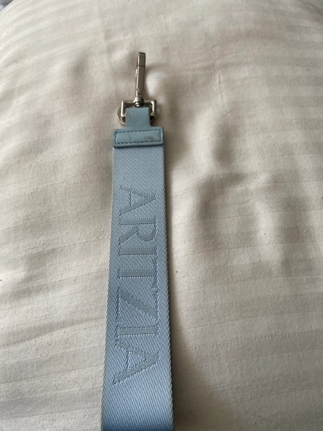 Aritzia Light Blue Lanyard Keychain