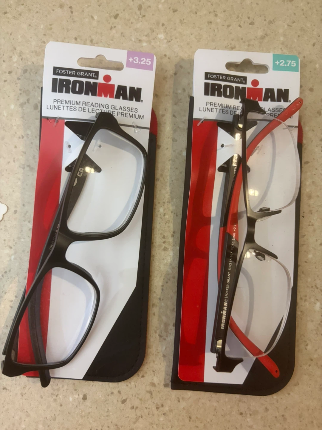 Foster Grant Ironman Reading Glasses +3.25 & +2.75
