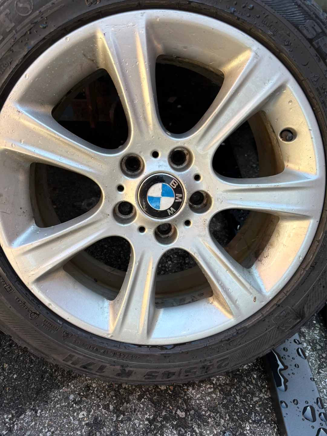 Set of 4 BMW Alloy Wheels with Tires - photo 3