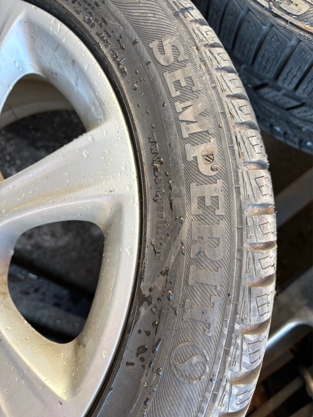 Set of 4 BMW Alloy Wheels with Tires - photo 4