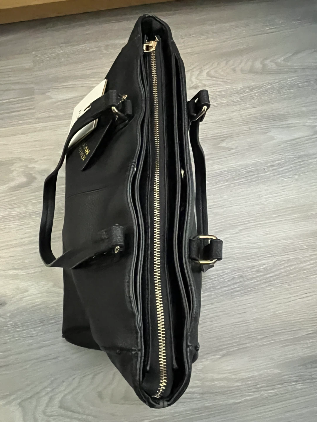 Mystique Black Vegan Leather Tote Bag - photo 4