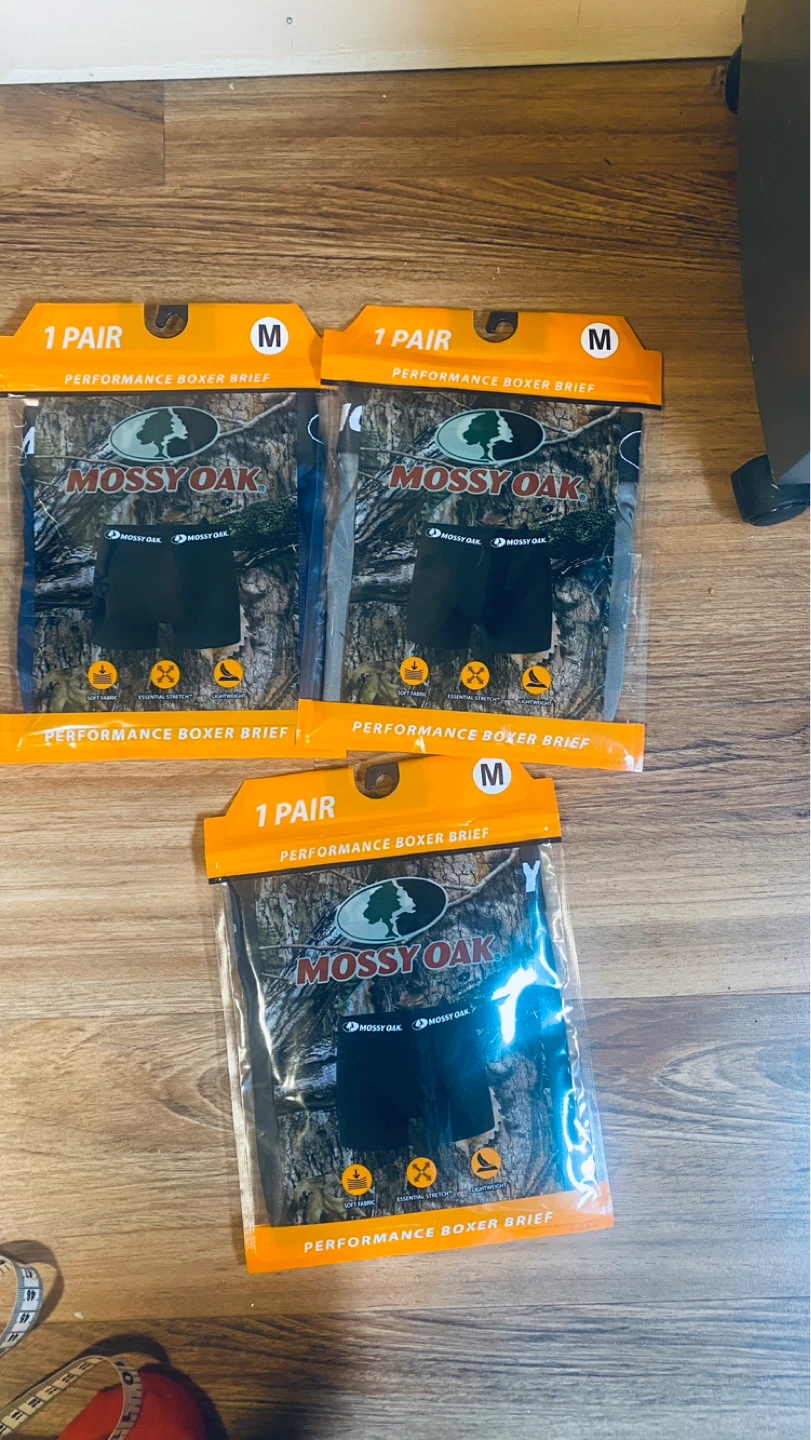 3 pair of Mossy oak boxer briefs