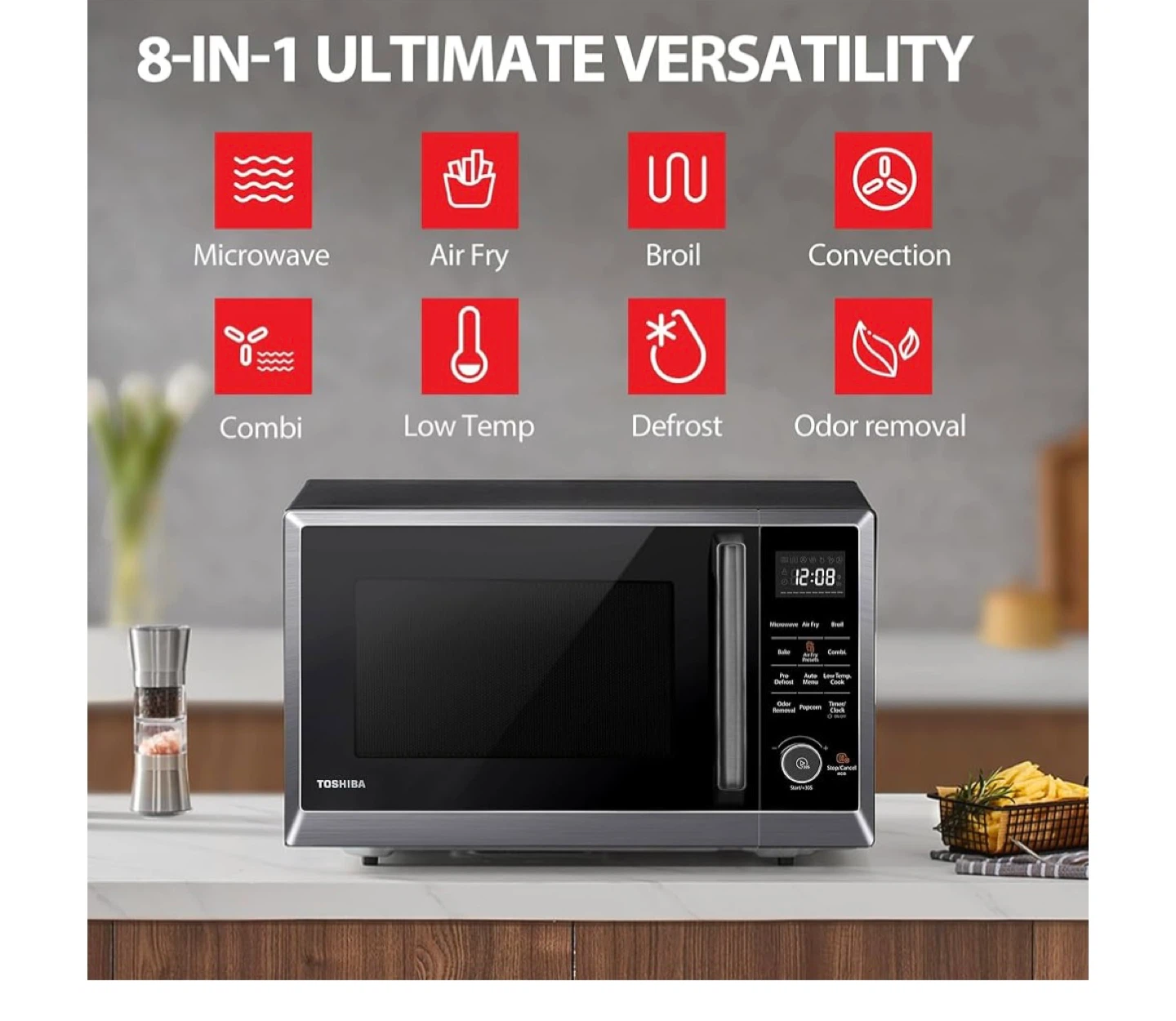 Toshiba  Microwave Oven with Air Fry 8-in-1 - photo 5