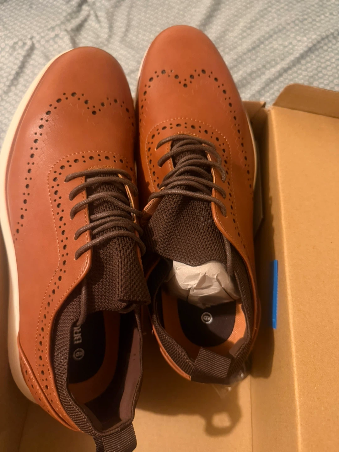 Bruno Marc Men's Oxford Wingtip Brogue Shoes - photo 3