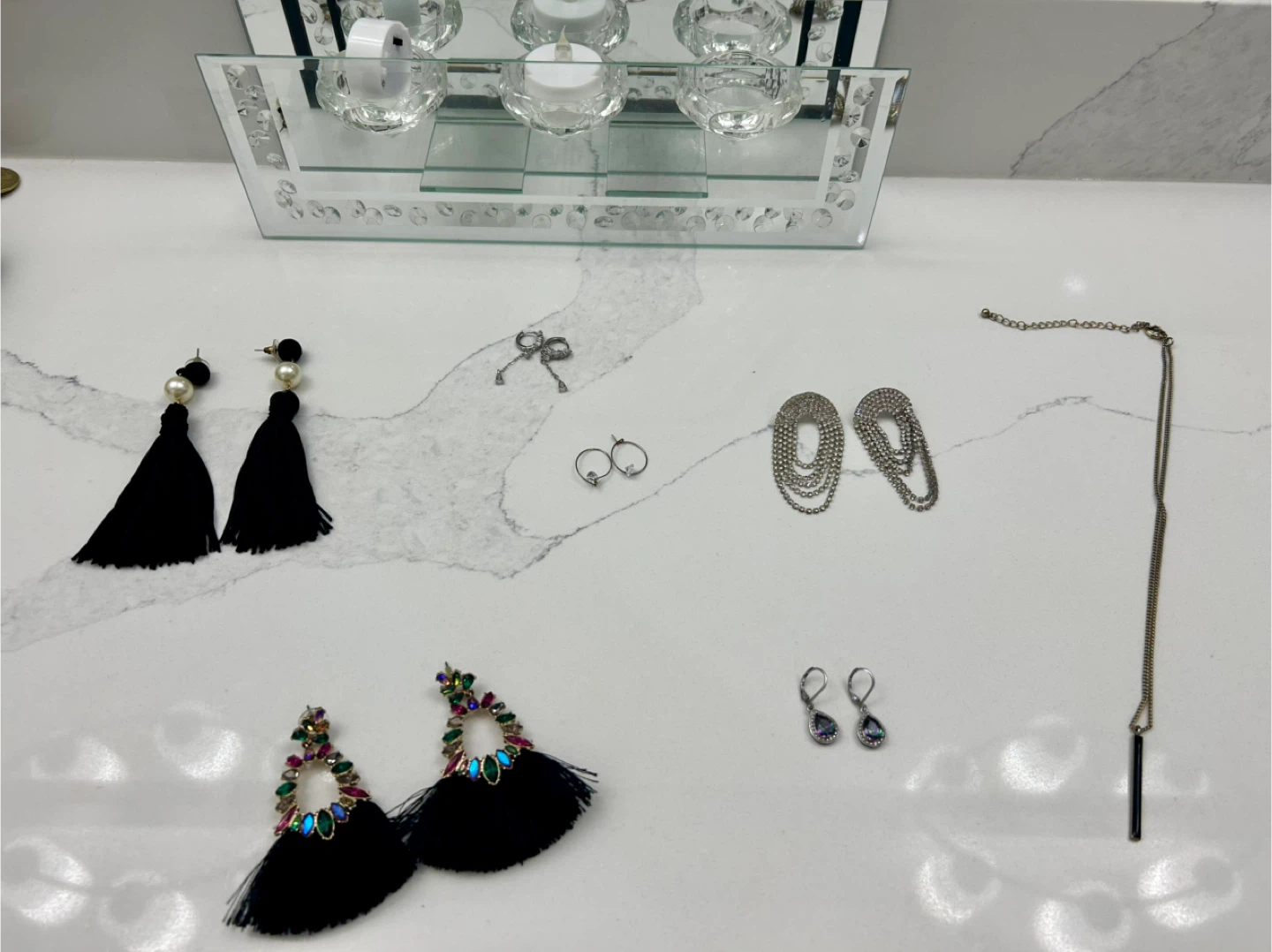 Assorted Women's Earrings and Necklace Set