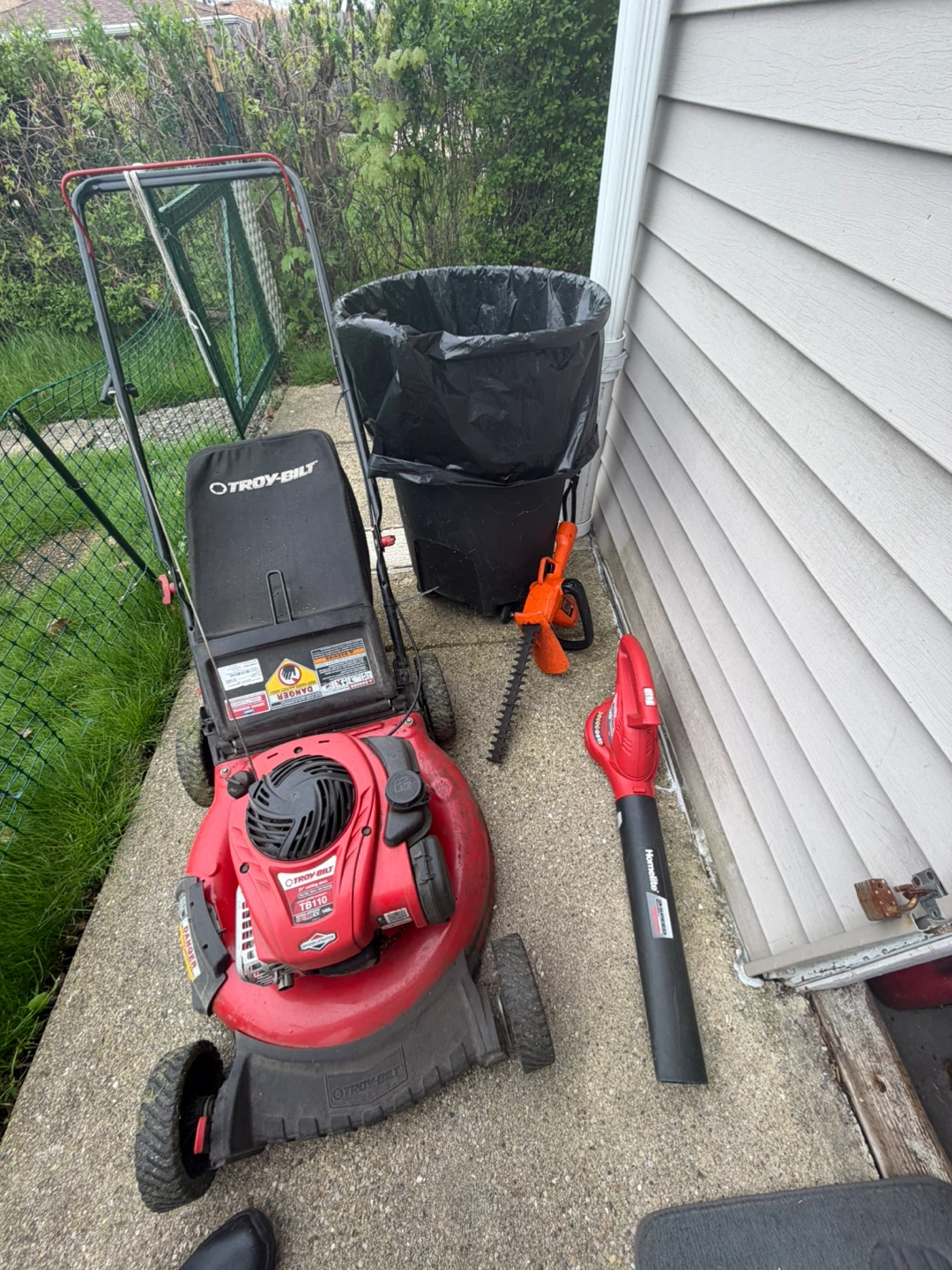 Troy-Bilt Lawn Mower and Snow Blower Set
