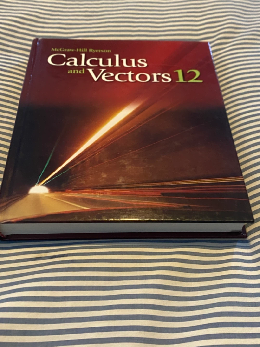 Calculus and Vectors 12 Textbook
