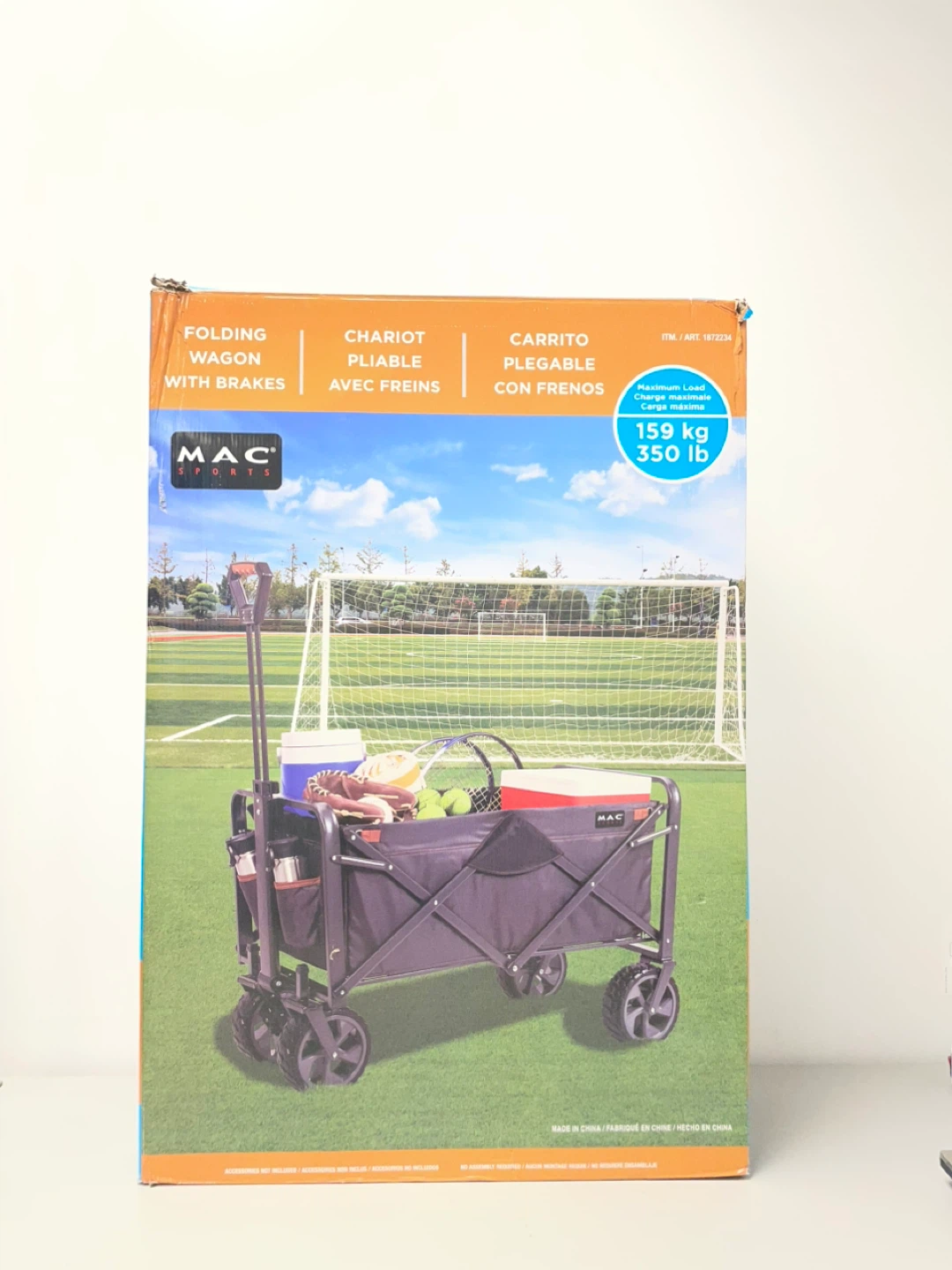 MAC Sports Folding Wagon with Brakes - photo 2