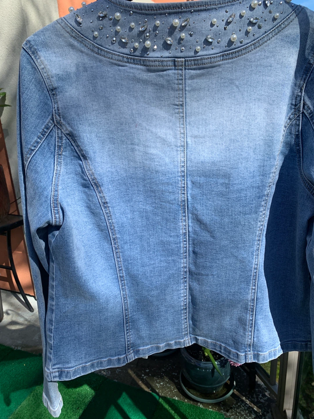 Melanie Lyn Embellished Denim Jacket - photo 2