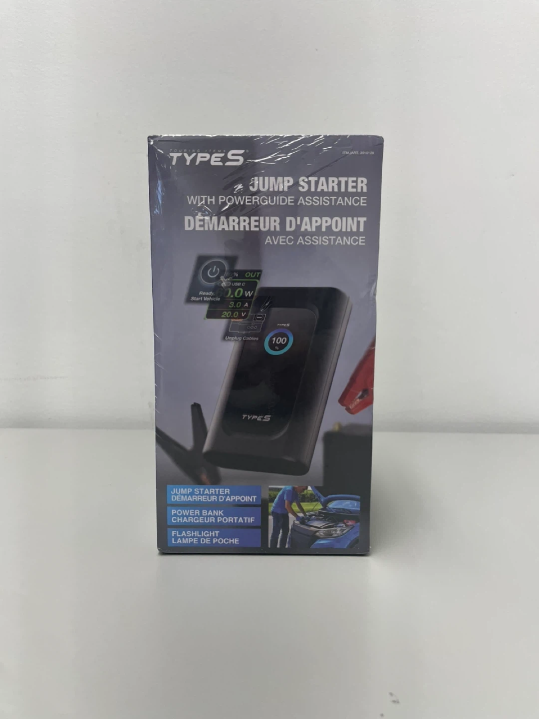 TYPES Jump Starter with Powerguide Assistance
