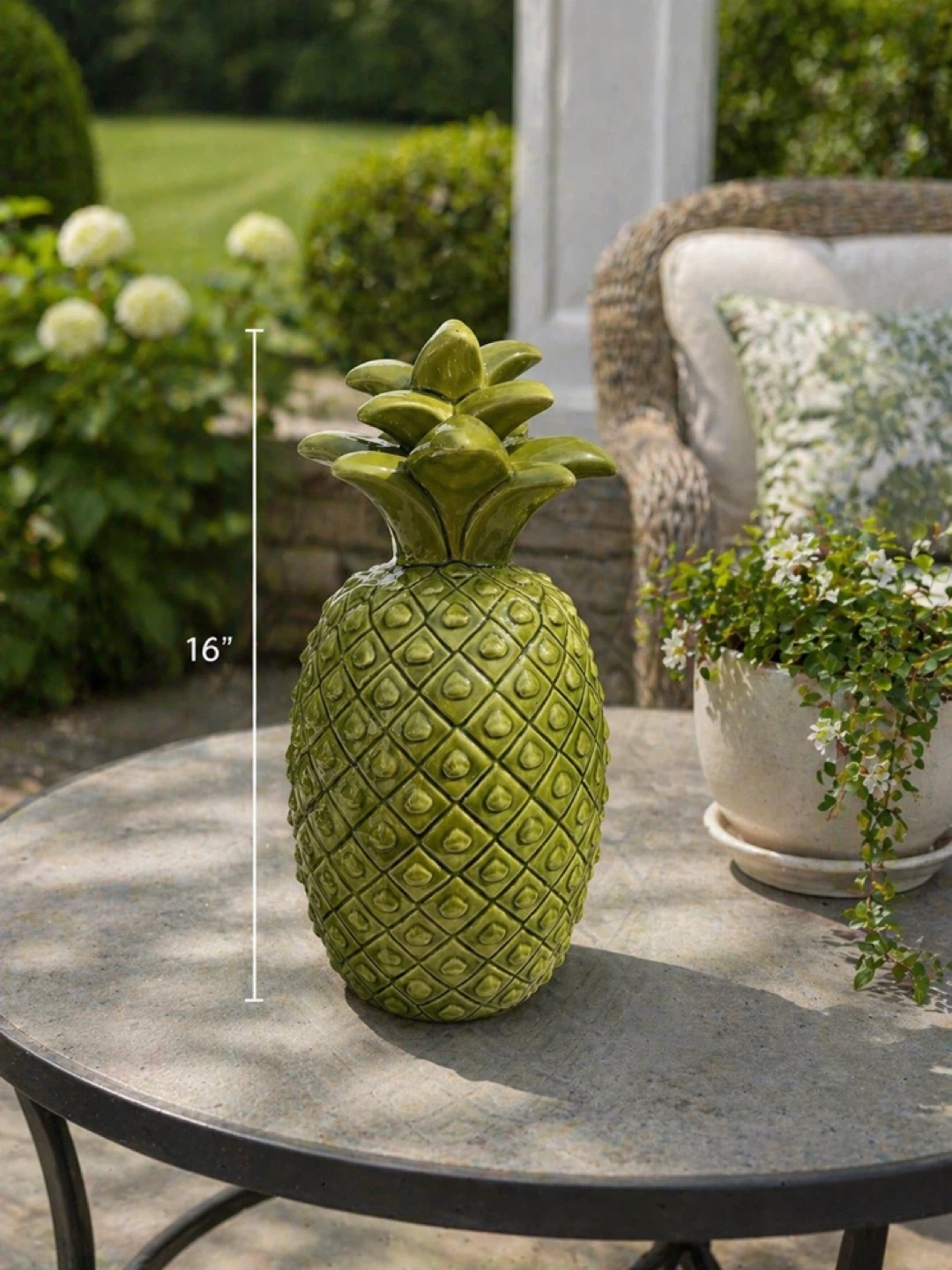 Green Pineapple 🍍 Decorative Object - 16" - photo 2