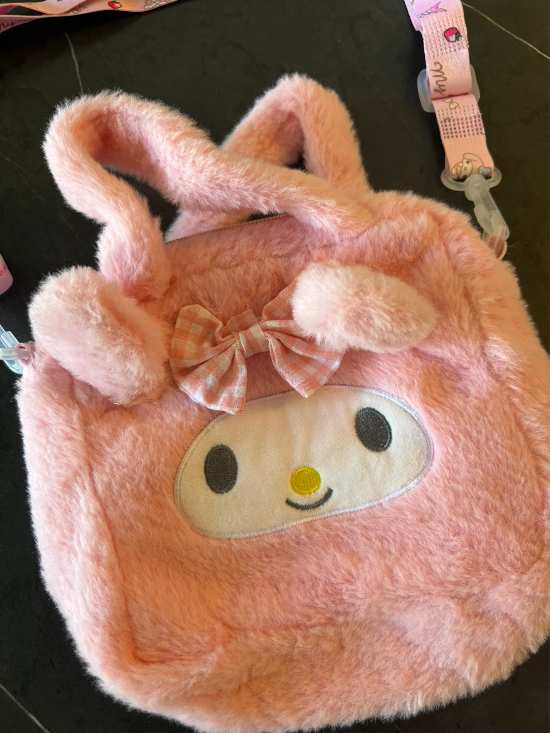 Sanrio My Melody Plush Shoulder Bag Pink - photo 2