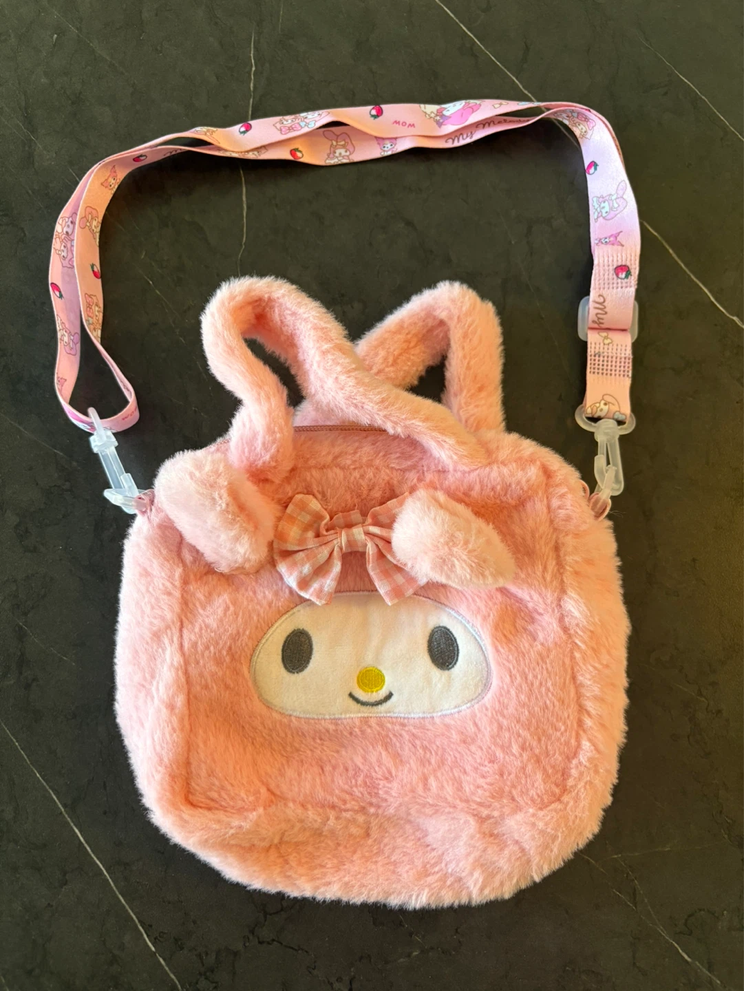Sanrio My Melody Plush Shoulder Bag Pink