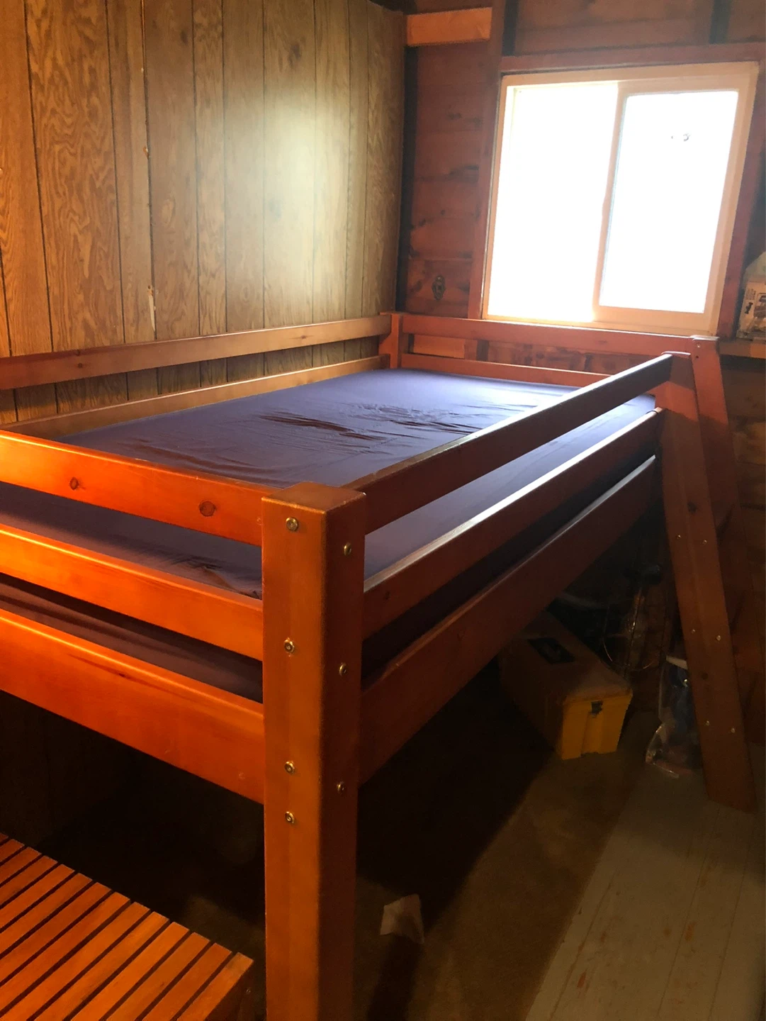 Wooden Loft Bed Frame