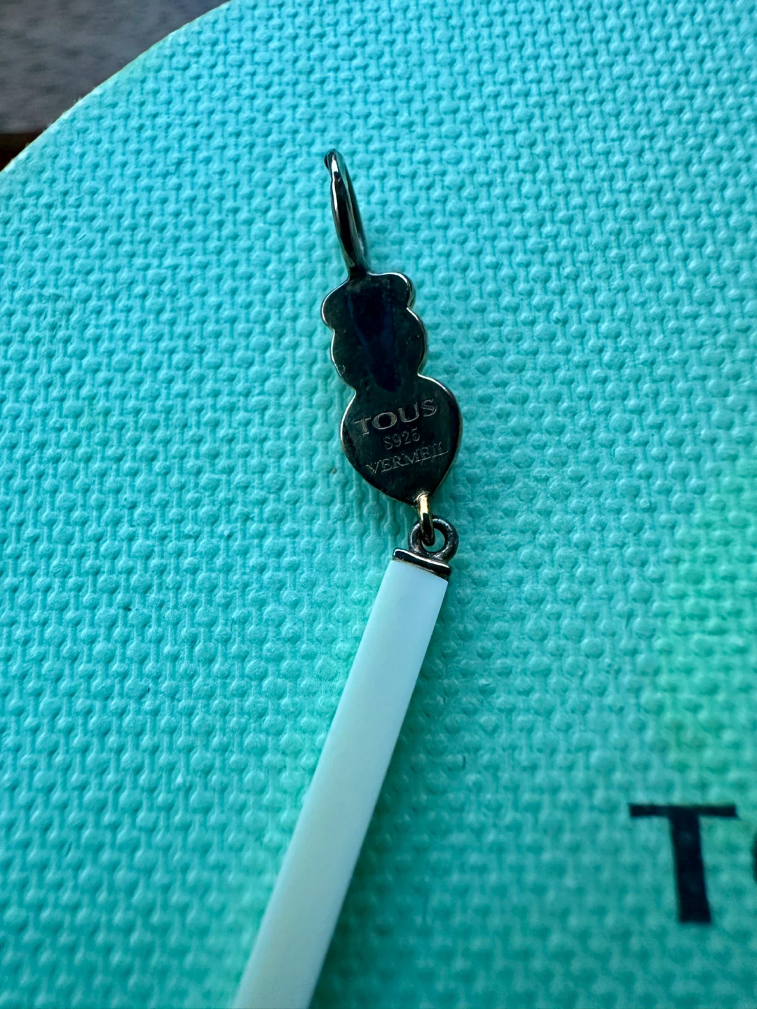 TOUS Sterling Silver Vermeil Charm retail $160 - photo 5