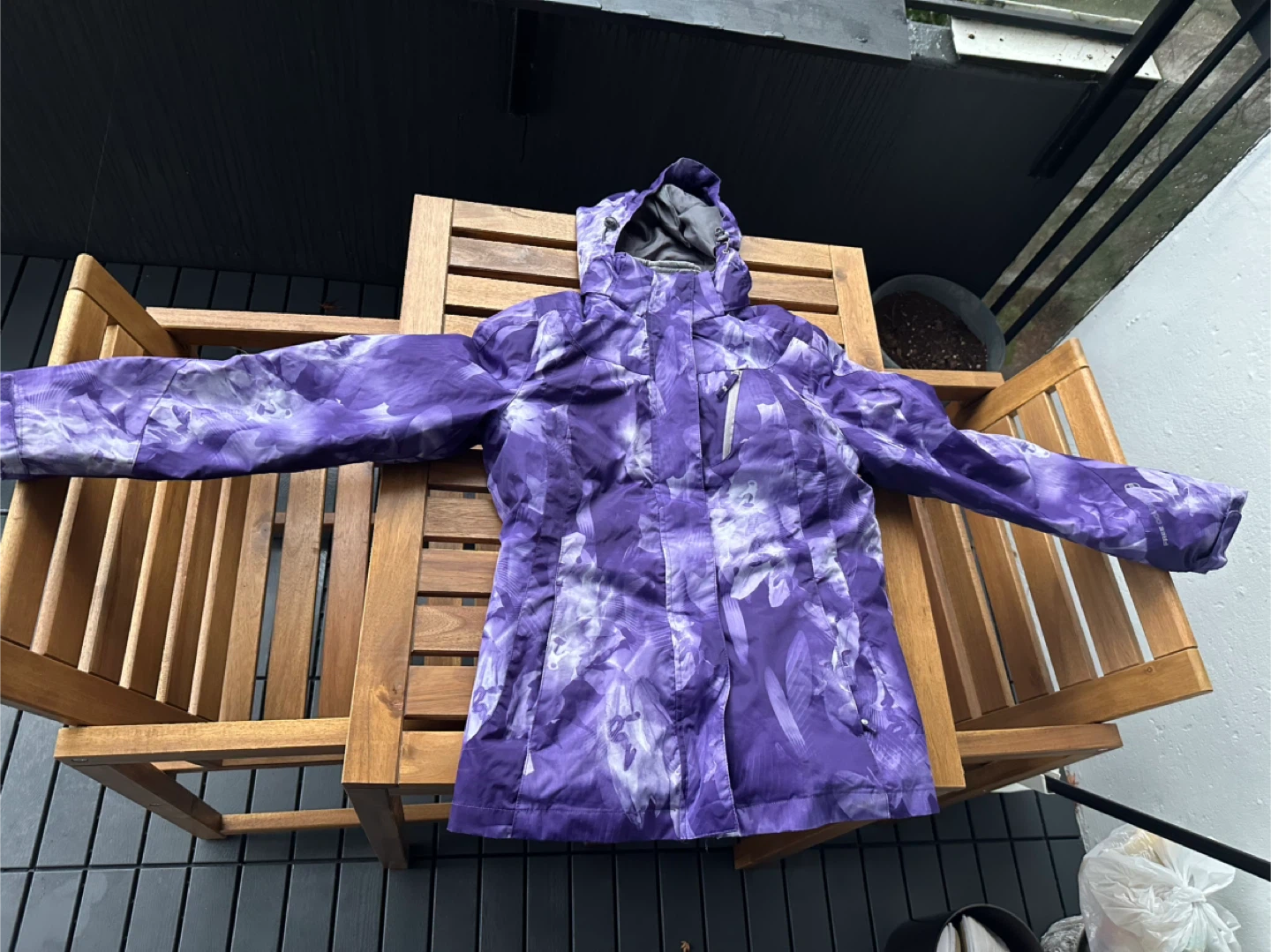 Free Country Purple Floral Winter Jacket - Small